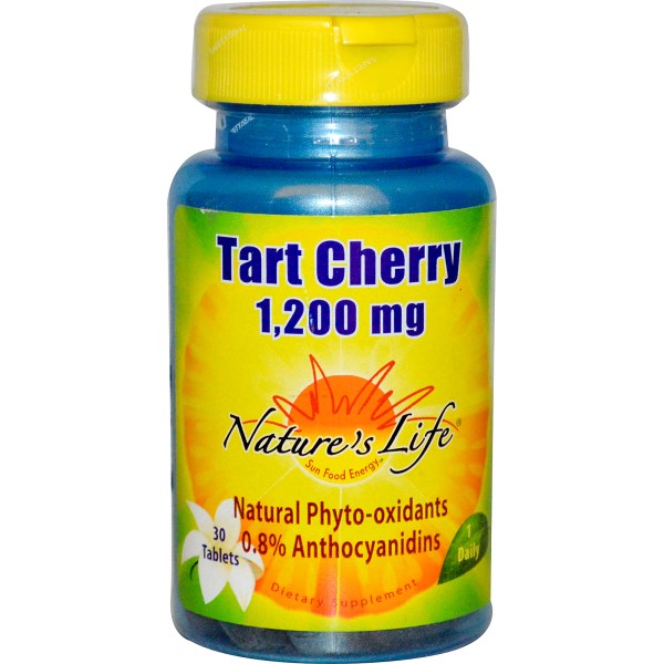 Tart Cherry by Nature's Life offers powerful antioxidant protection. It also helps to relieve joint pain and arthritis..